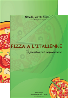 creation graphique en ligne affiche pizzeria et restaurant italien pizza portions de pizza plateau de pizza MLIG18302