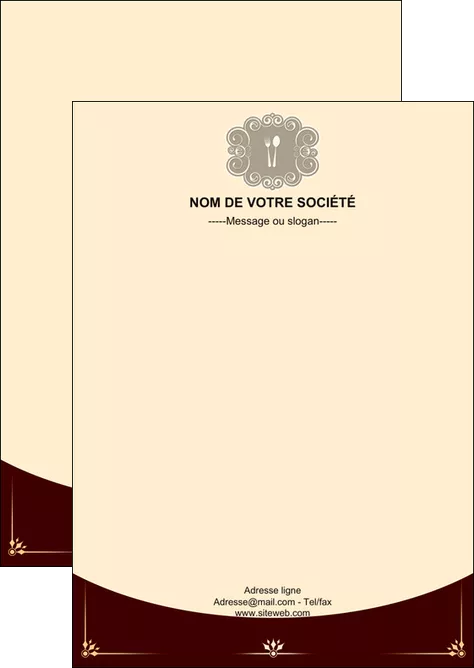 faire flyers restaurant restaurant restauration carterestaurant MIFBE18316