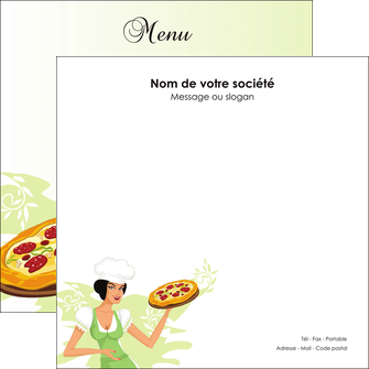 personnaliser modele de flyers pizzeria et restaurant italien pizza plateau plateau de pizza MIFBE18446