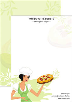 imprimerie flyers pizzeria et restaurant italien pizza plateau plateau de pizza MIFBE18456