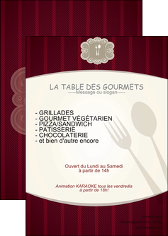 cree flyers restaurant restaurant restauration menu carte restaurant MIS18492