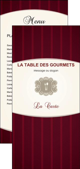 faire flyers restaurant restaurant restauration menu carte restaurant MLIGCH18506