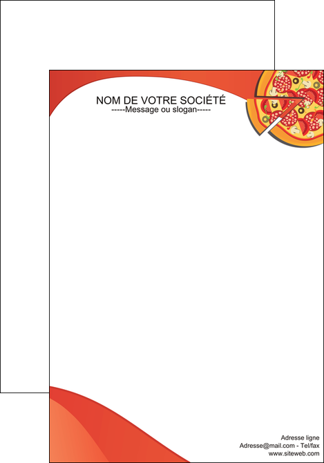 imprimer affiche pizzeria et restaurant italien pizza portions de pizza plateau de pizza MID18548