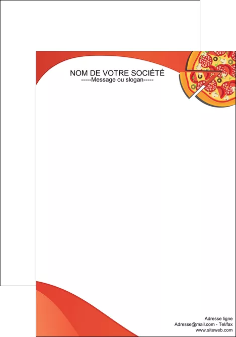 imprimer affiche pizzeria et restaurant italien pizza portions de pizza plateau de pizza MLIGLU18548