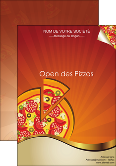 personnaliser maquette affiche pizzeria et restaurant italien pizza portions de pizza plateau de pizza MIS18572
