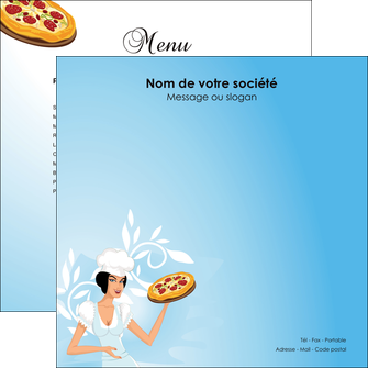 personnaliser maquette flyers pizzeria et restaurant italien pizza portions de pizza plateau de pizza MIFBE18598