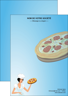 realiser flyers pizzeria et restaurant italien pizza portions de pizza plateau de pizza MIDBE18608