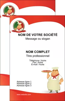 creation graphique en ligne carte de visite pizzeria et restaurant italien pizza pizzeria restaurant pizza MLGI18756