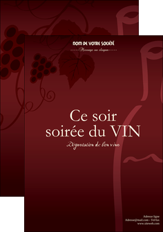 modele en ligne affiche vin commerce et producteur vin vigne vignoble MIF18796