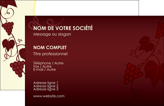 creer modele en ligne carte de visite vin commerce et producteur vin vigne vignoble MIF18800