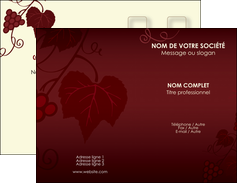 exemple carte de visite vin commerce et producteur vin vigne vignoble MIDLU18804