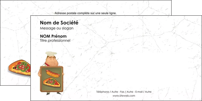 imprimerie enveloppe sandwicherie et fast food pizza portions de pizza plateau de pizza MLIGLU18900