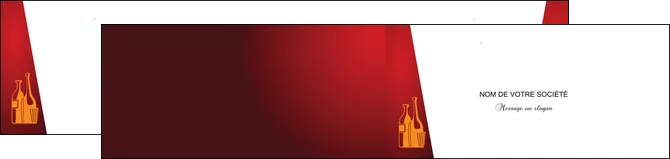 realiser depliant 2 volets  4 pages  vin commerce et producteur magasin de vin cave a vin producteur de vin MLGI19000