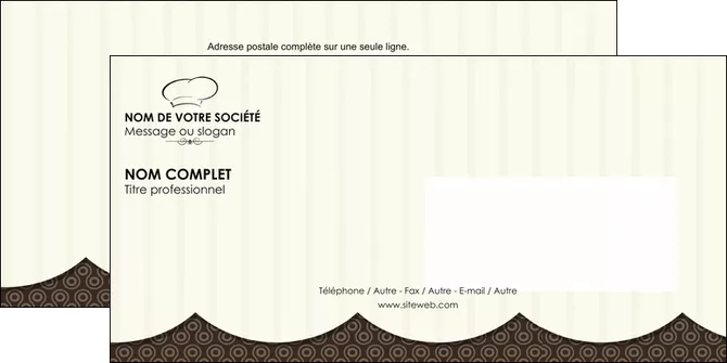 faire enveloppe restaurant restaurant restauration restaurateur MLGI19220
