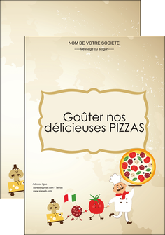 creer modele en ligne affiche pizzeria et restaurant italien pizza pizzeria pizzaiolo MIF19272