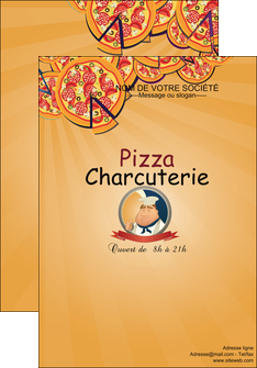 faire modele a imprimer affiche pizzeria et restaurant italien pizza portions de pizza plateau de pizza MLGI19364