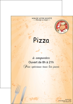 creer modele en ligne affiche pizzeria et restaurant italien pizza plateau plateau de pizza MIF19406