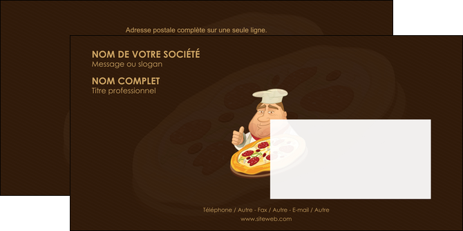 realiser enveloppe pizzeria et restaurant italien pizza plateau plateau de pizza MIS19498