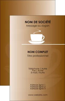 creation graphique en ligne carte de visite bar et cafe et pub cafe salon de the cafeteria MLGI19538