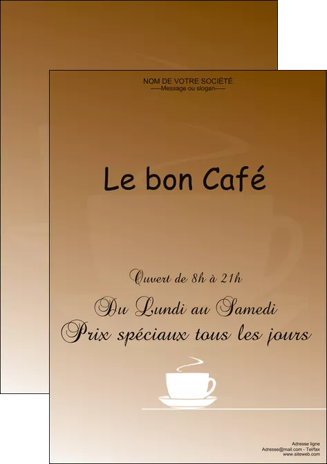 modele affiche bar et cafe et pub cafe salon de the cafeteria MLGI19548