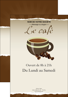 realiser affiche bar et cafe et pub cafe salon de the cafe chaud MLGI19624
