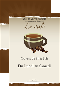 creation graphique en ligne affiche bar et cafe et pub cafe salon de the cafe chaud MLGI19644