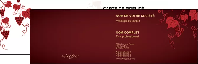 exemple carte de visite vin commerce et producteur raisins grappe de raisins culture de raisins MIFLU19906