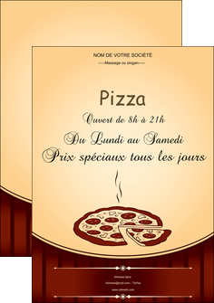 modele affiche pizzeria et restaurant italien pizza pizzeria restaurant de pizza MLGI20016