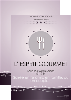 modele affiche restaurant restaurant restauration restaurateur MIFLU20148