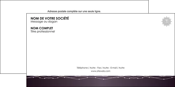 imprimer enveloppe restaurant restaurant restauration restaurateur MLGI20162