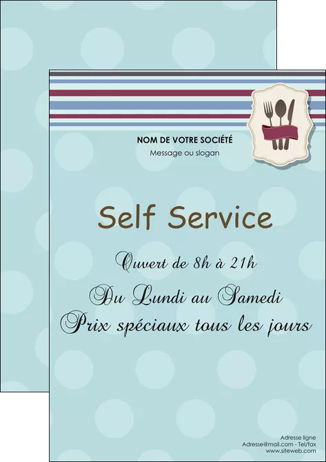 realiser flyers restaurant restaurant restauration restaurateur MLGI20248