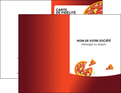 realiser carte de visite pizzeria et restaurant italien pizza pizzeria service pizza MLGI20390