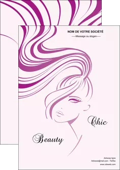 creer modele en ligne flyers institut de beaute cheveux soin des cheveux coiffure MLGI20446