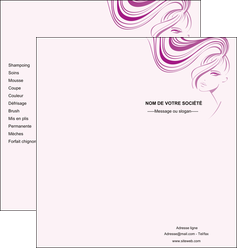 imprimer depliant 2 volets  4 pages  institut de beaute cheveux soin des cheveux coiffure MLGI20448