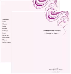 imprimer depliant 2 volets  4 pages  institut de beaute cheveux soin des cheveux coiffure MLGI20448