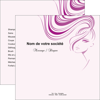 maquette en ligne a personnaliser flyers institut de beaute cheveux soin des cheveux coiffure MLGI20452