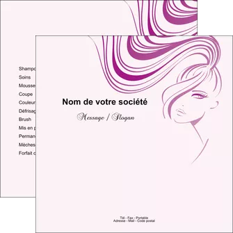 maquette en ligne a personnaliser flyers institut de beaute cheveux soin des cheveux coiffure MLGI20452
