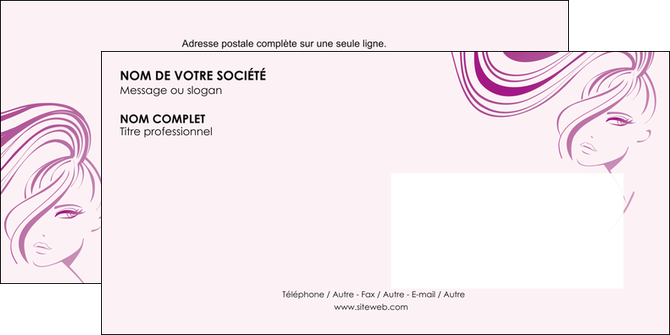 exemple enveloppe institut de beaute cheveux soin des cheveux coiffure MLGI20460