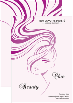 imprimerie flyers institut de beaute cheveux soin des cheveux coiffure MLGI20462