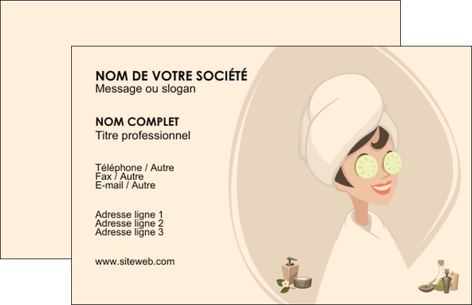 creer modele en ligne carte de visite institut de beaute beaute esthetique salon de beaute MLGI20642