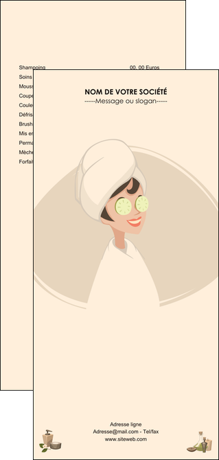 creer modele en ligne flyers institut de beaute beaute esthetique salon de beaute MLGI20648