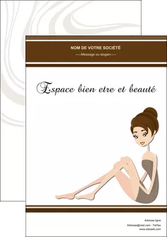 creer modele en ligne flyers institut de beaute beaute esthetique institut de bien etre MLGI20686