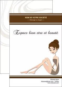 exemple flyers institut de beaute beaute esthetique institut de bien etre MLGI20702