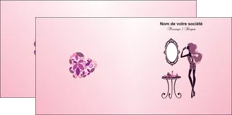 creer modele en ligne depliant 2 volets  4 pages  cosmetique beaute salon de beaute institut de beaute MLGI20996