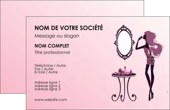 exemple carte de visite cosmetique beaute salon de beaute institut de beaute MLGI21000