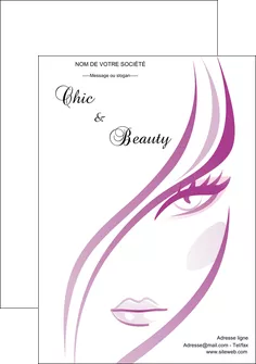 impression affiche institut de beaute coiffure coiffeuse salon de coiffure MLGI21330