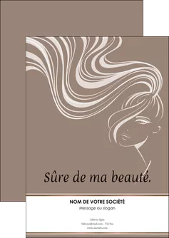 imprimer flyers institut de beaute beaute coiffure soin MLGI21446
