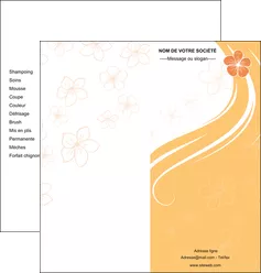maquette en ligne a personnaliser depliant 2 volets  4 pages  institut de beaute coiffure coiffeuse salon de coiffure MLGI21710