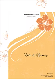 imprimerie flyers institut de beaute coiffure coiffeuse salon de coiffure MLGI21724