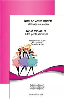 realiser carte de visite institut de beaute robe salon de mode boutique de mode MLGI22030